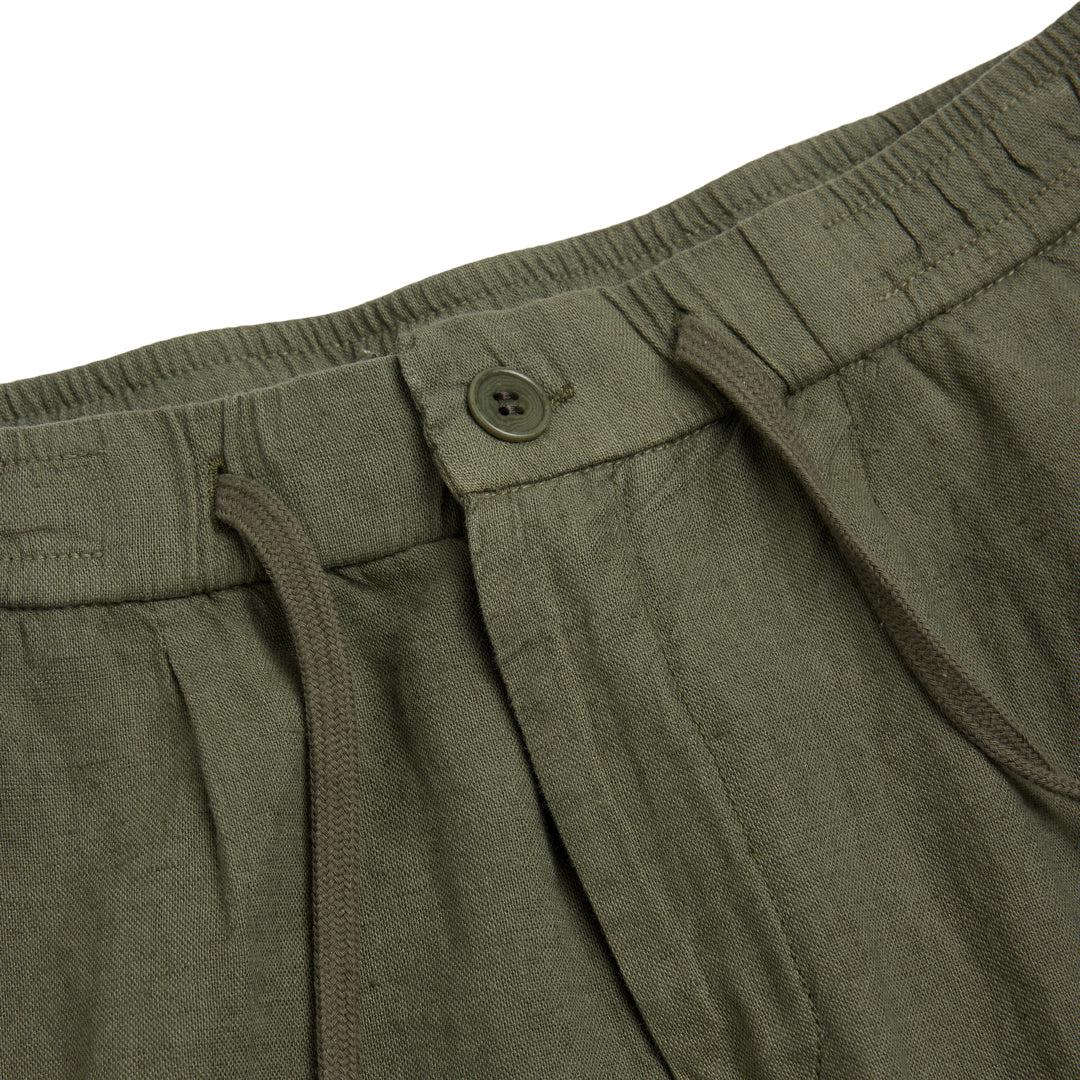 Linen Shorts Olive-Shortser-The Gilli-phrase3