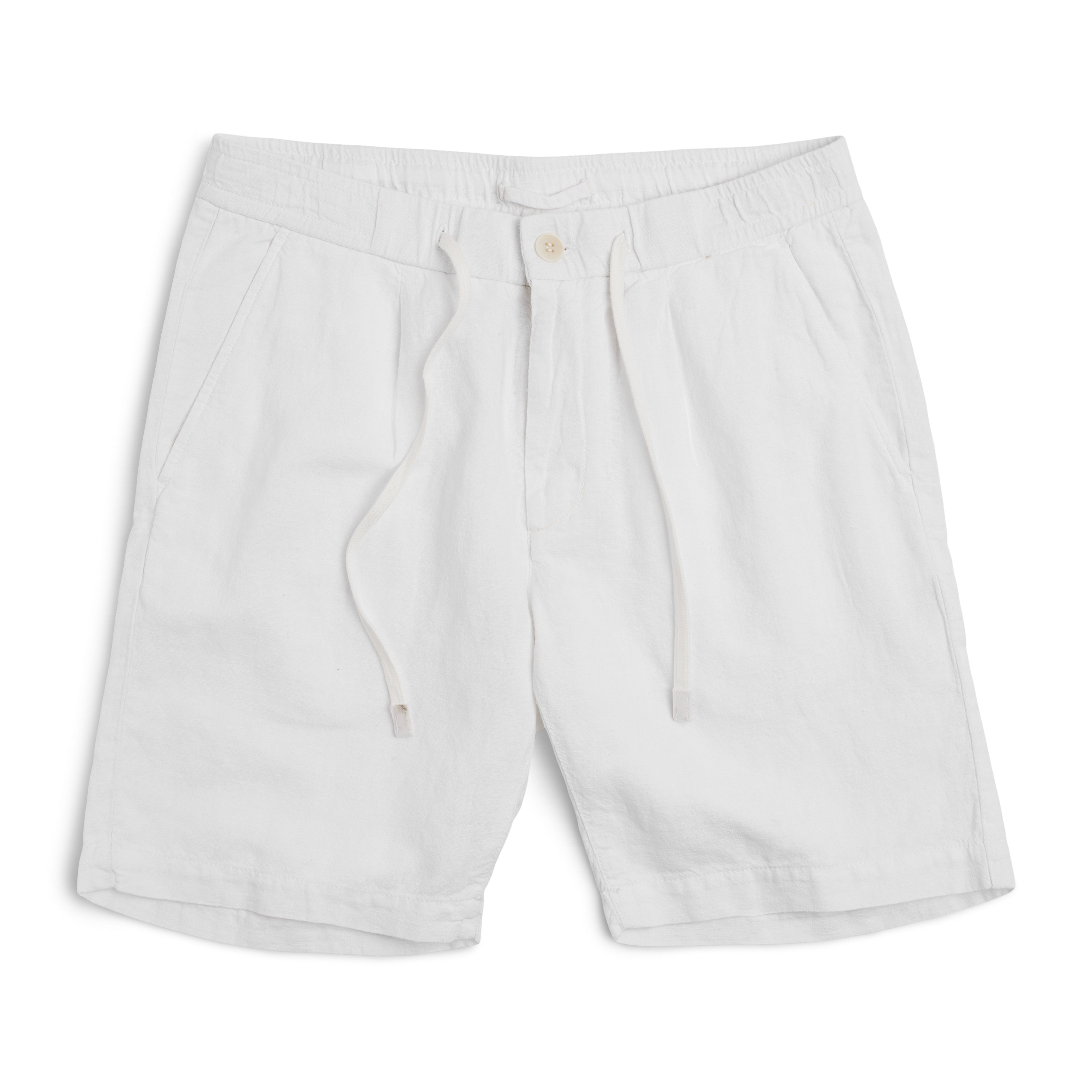 Linen Shorts White