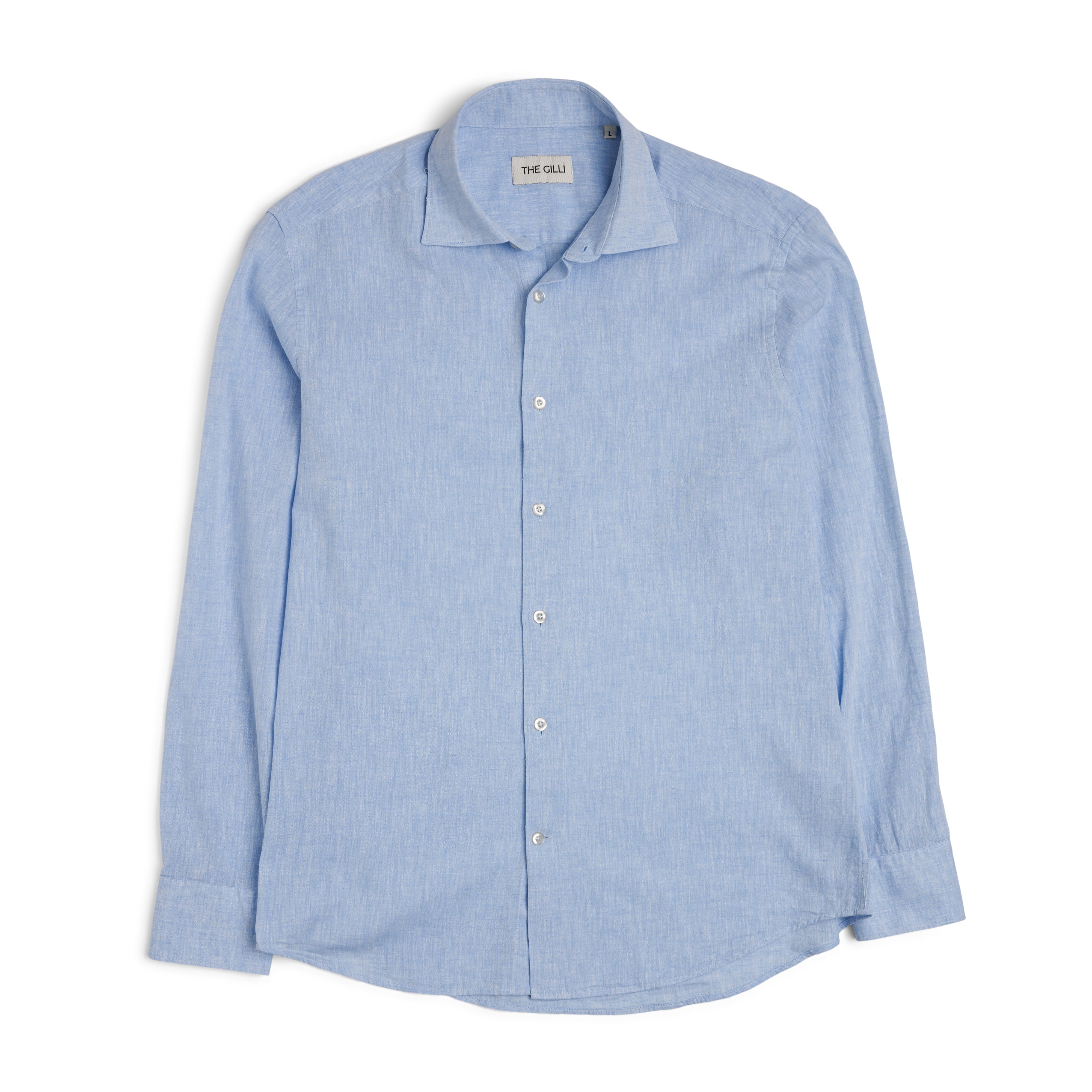 Luca Linen Shirt Light Blue