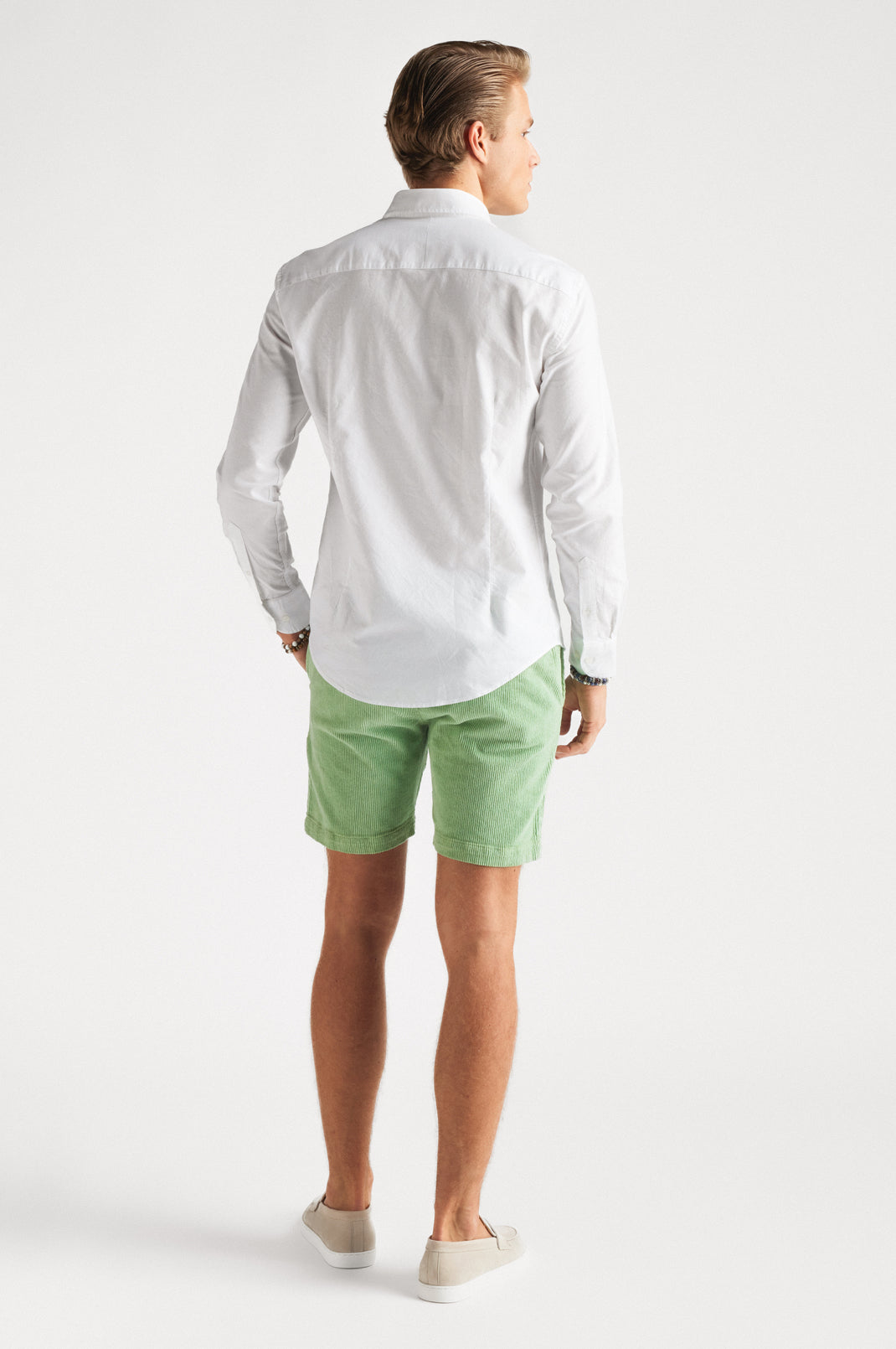 Cord Shorts Green