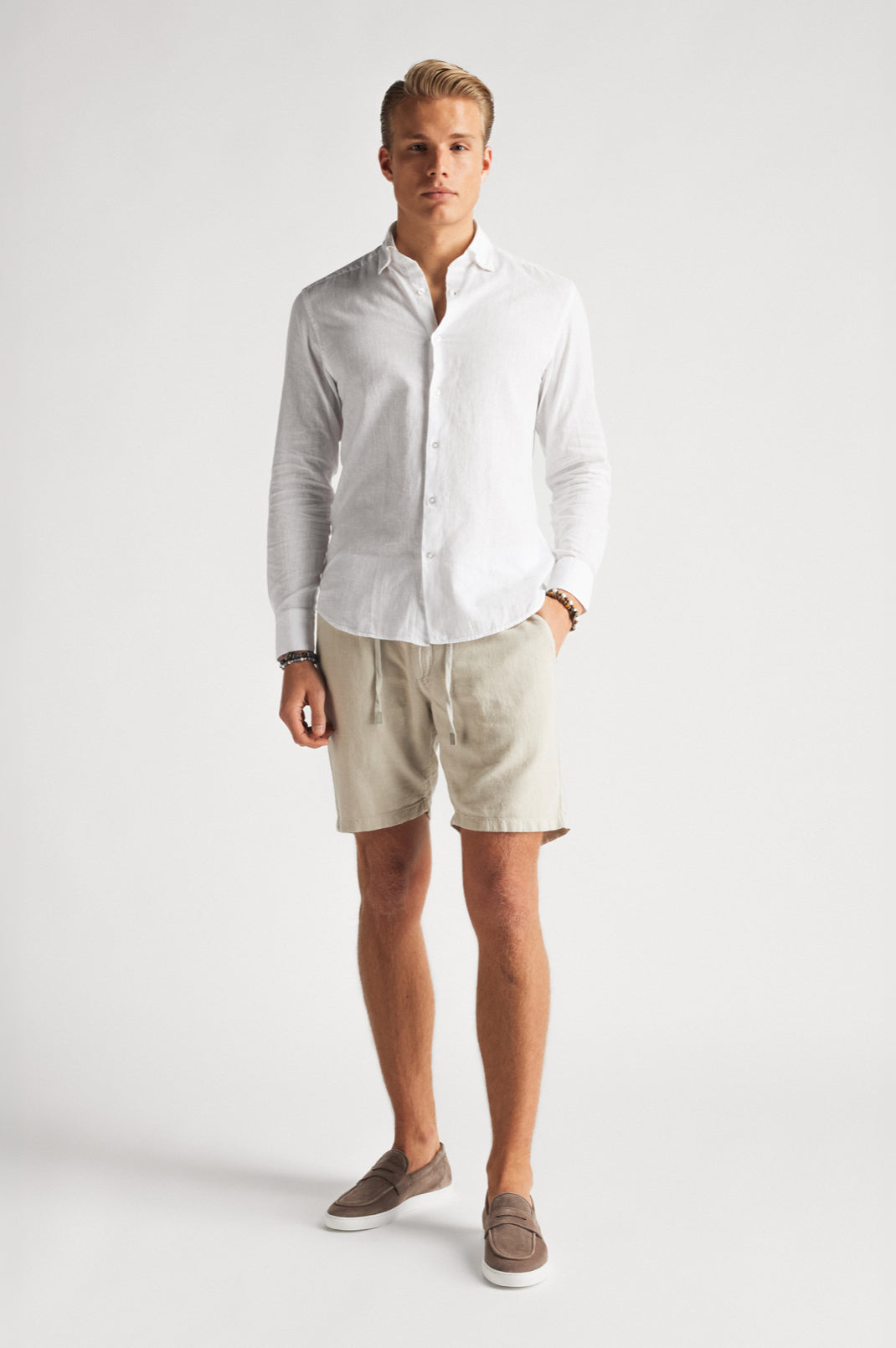 Linen Shorts Sand