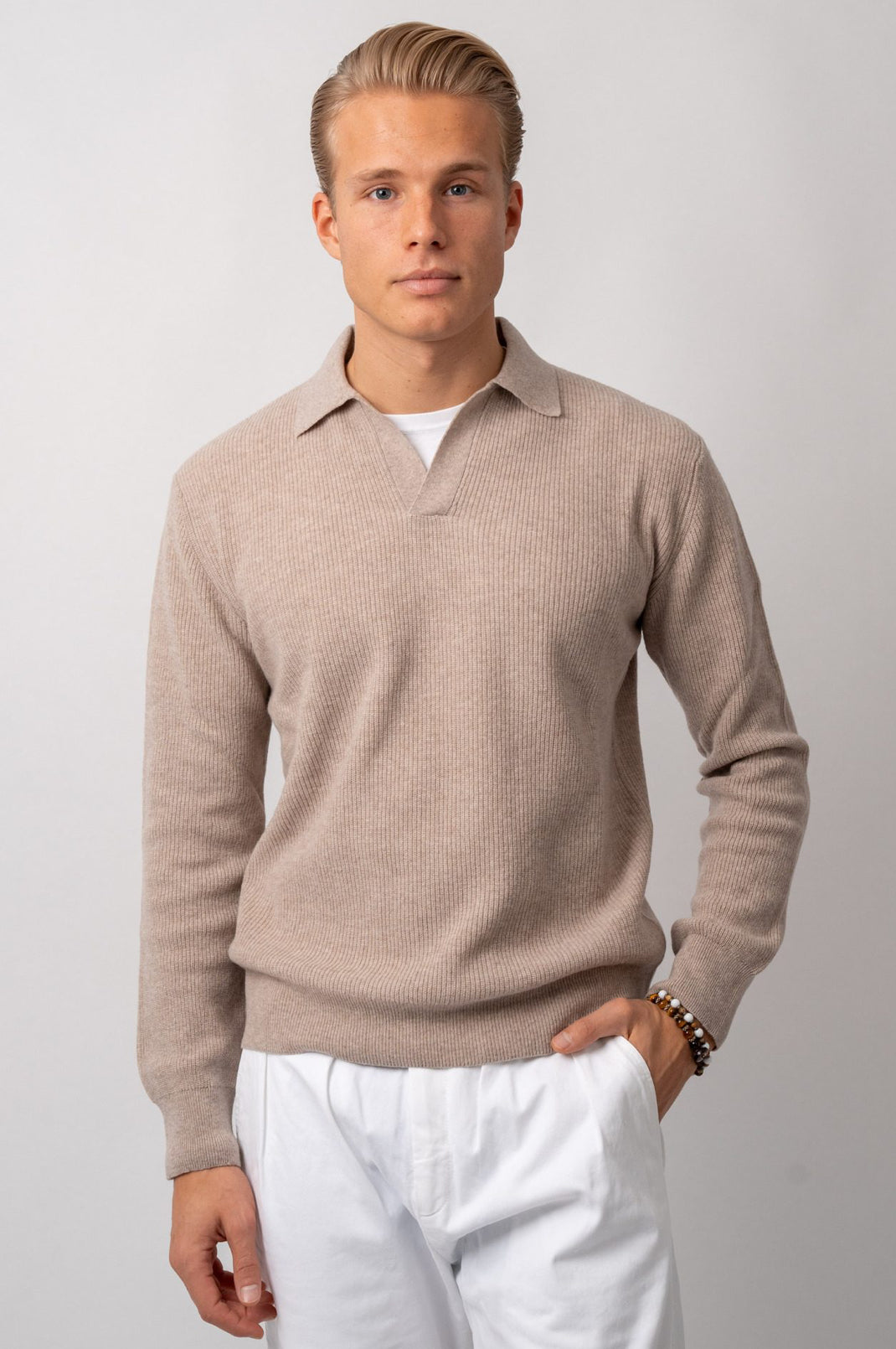 Polo Ragland Knit Sand